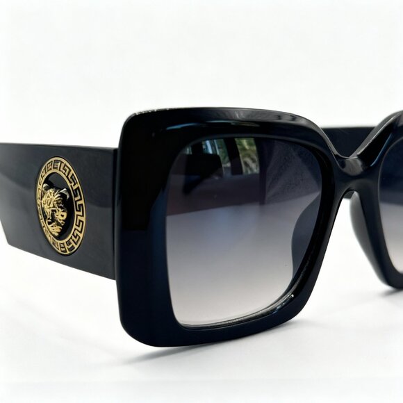 NEW WILD ROYALE Oversized Iconic Glam Trendy Designer Style Sunglasses Black - Picture 2 of 6